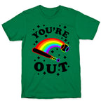 You're Out (Gay Baseball Pride) T-Shirt