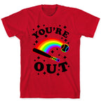 You're Out (Gay Baseball Pride) T-Shirt