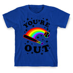 You're Out (Gay Baseball Pride) T-Shirt