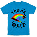 You're Out (Gay Baseball Pride) T-Shirt