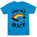 You're Out (Gay Baseball Pride) T-Shirt