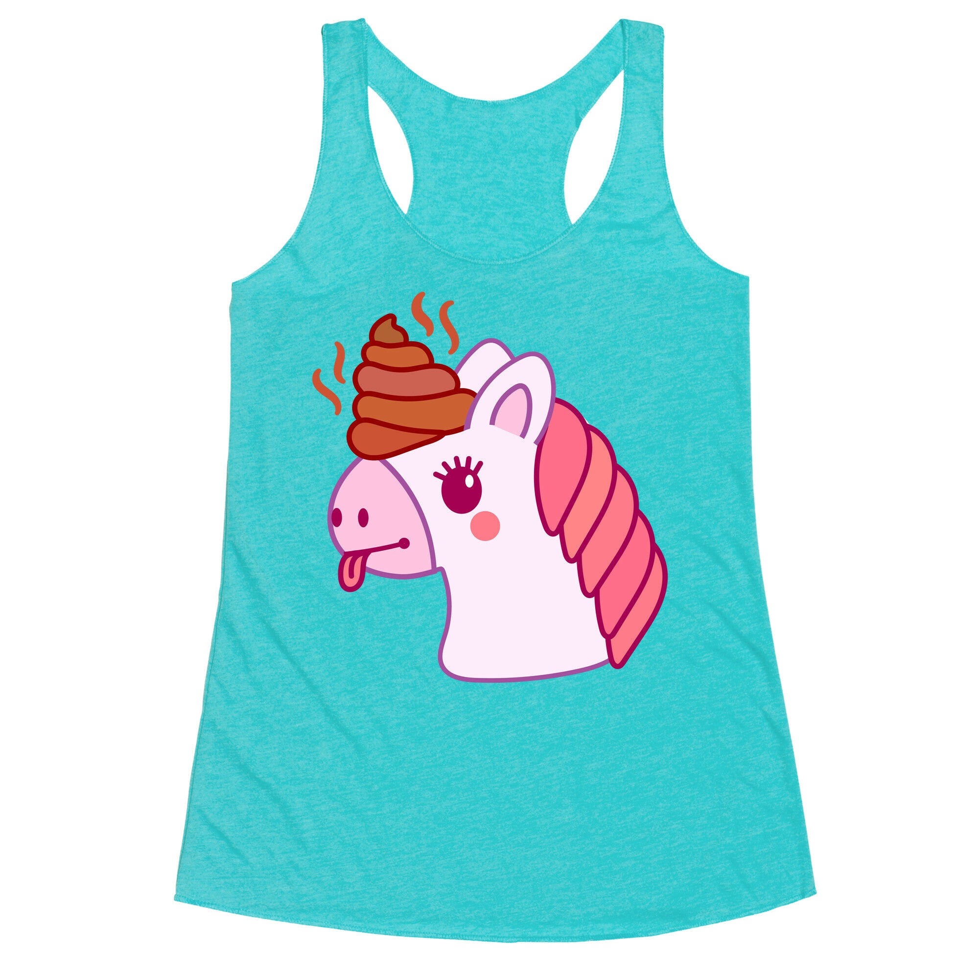 Poopicorn Racerback Tank