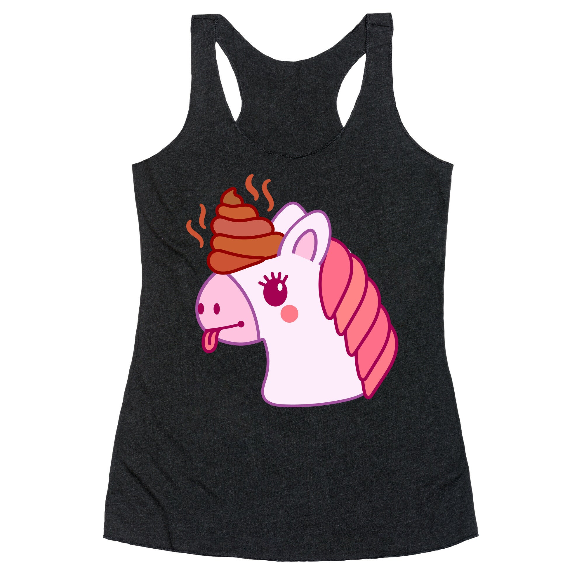 Poopicorn Racerback Tank