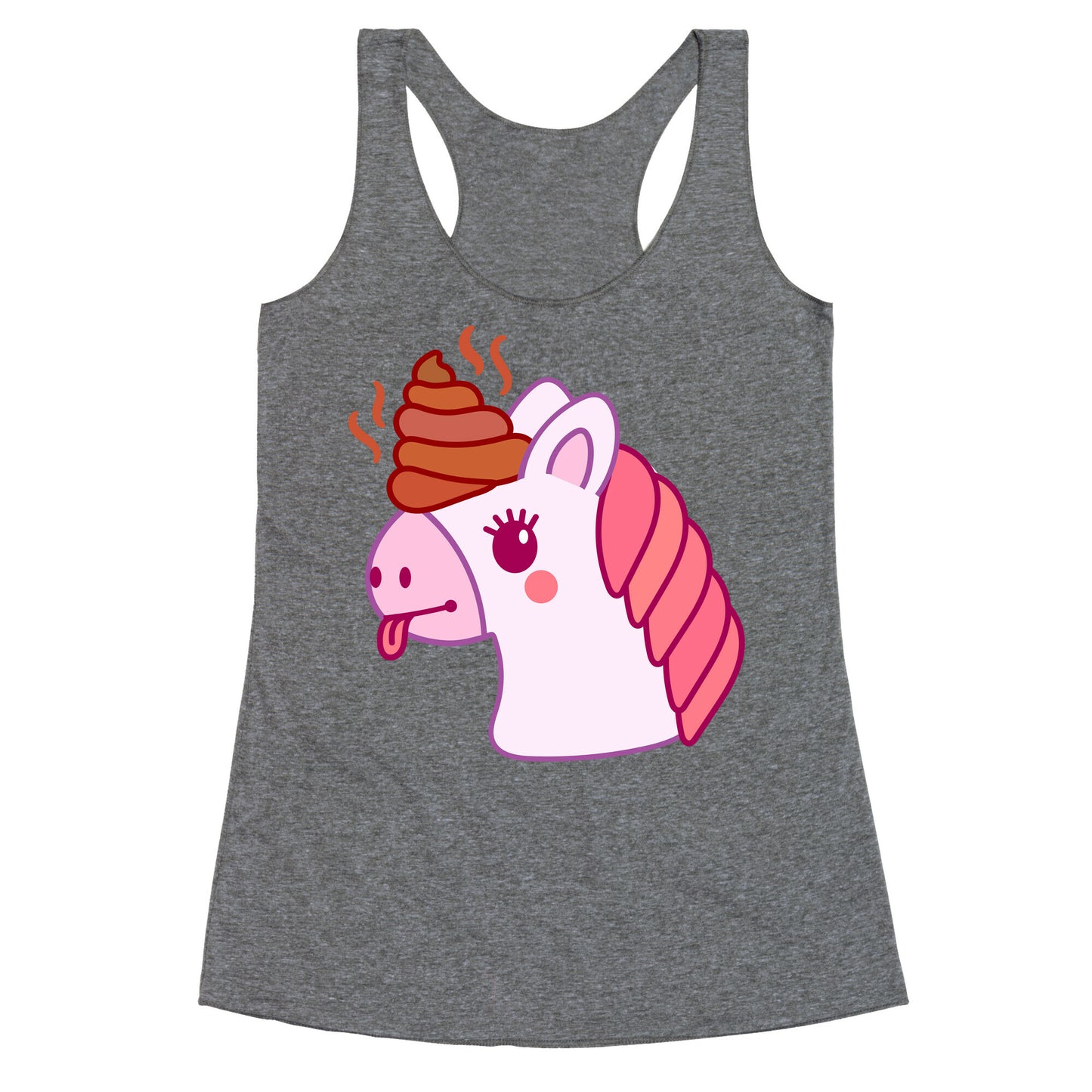 Poopicorn Racerback Tank