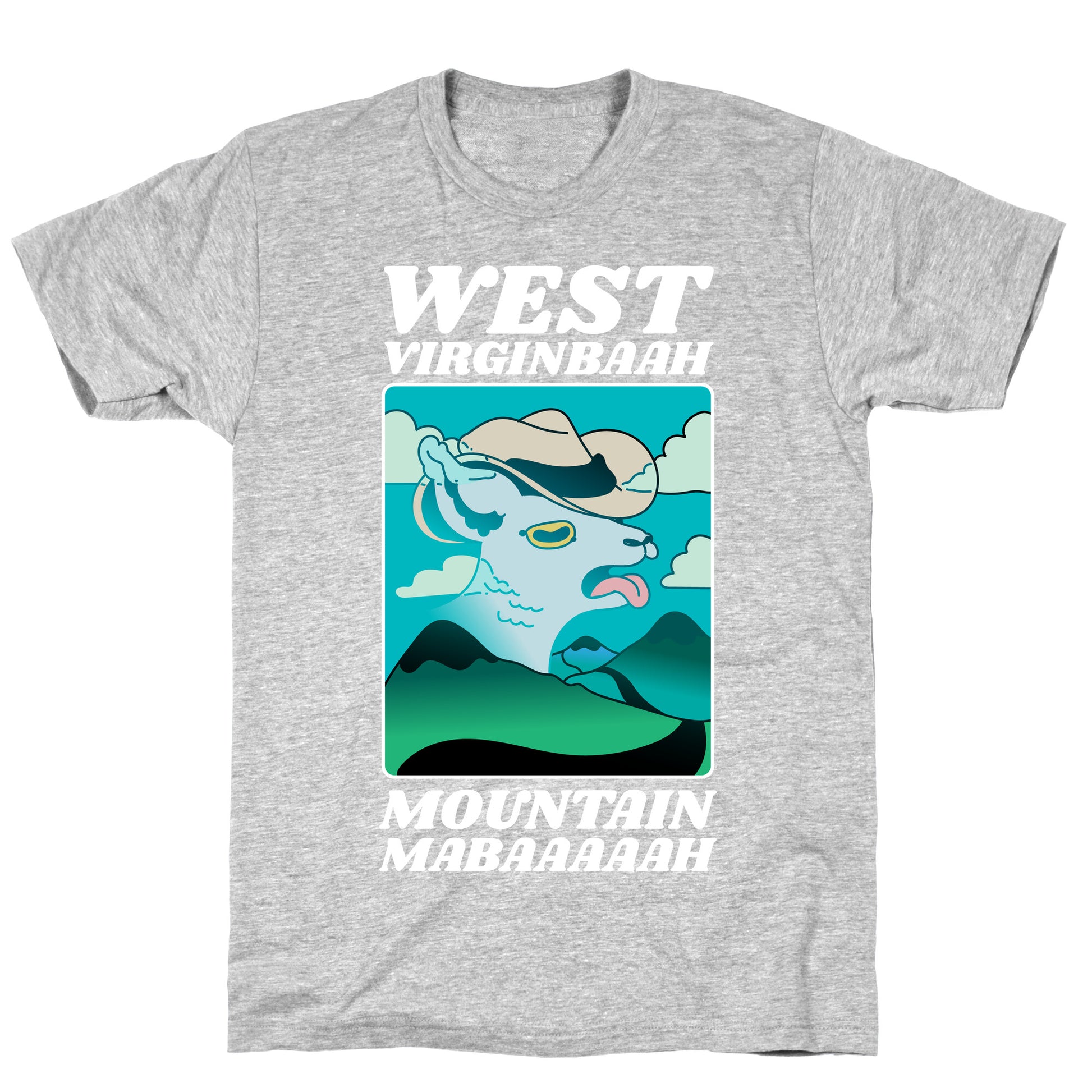 West Virginbaah, Mountain Mabaah (Country Roads Goat)  T-Shirt