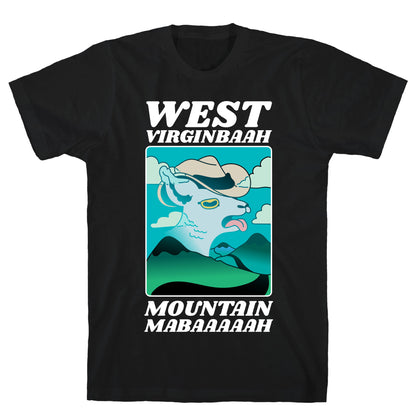 West Virginbaah, Mountain Mabaah (Country Roads Goat)  T-Shirt