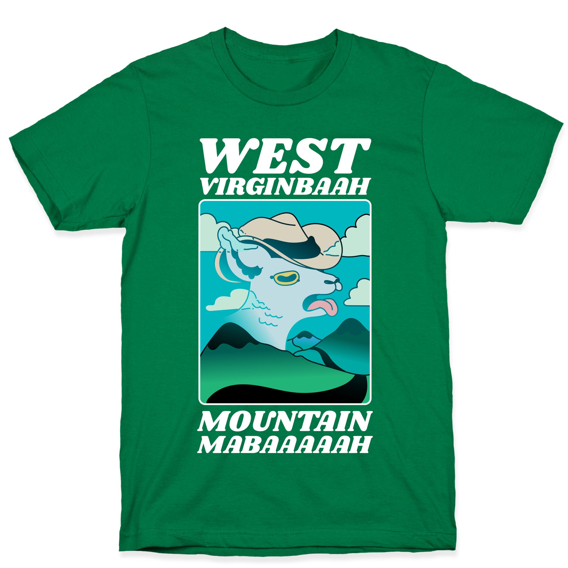 West Virginbaah, Mountain Mabaah (Country Roads Goat)  T-Shirt
