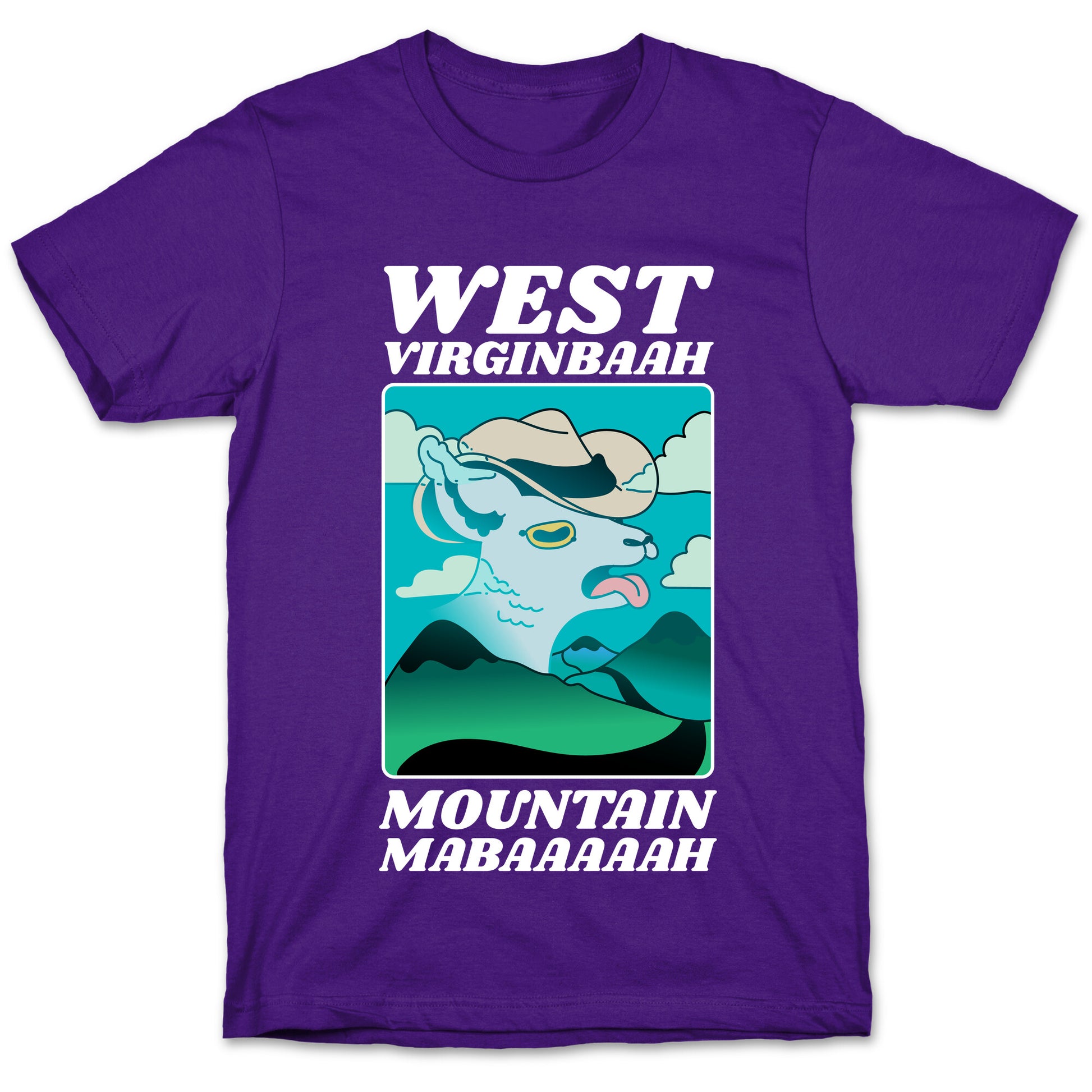 West Virginbaah, Mountain Mabaah (Country Roads Goat)  T-Shirt