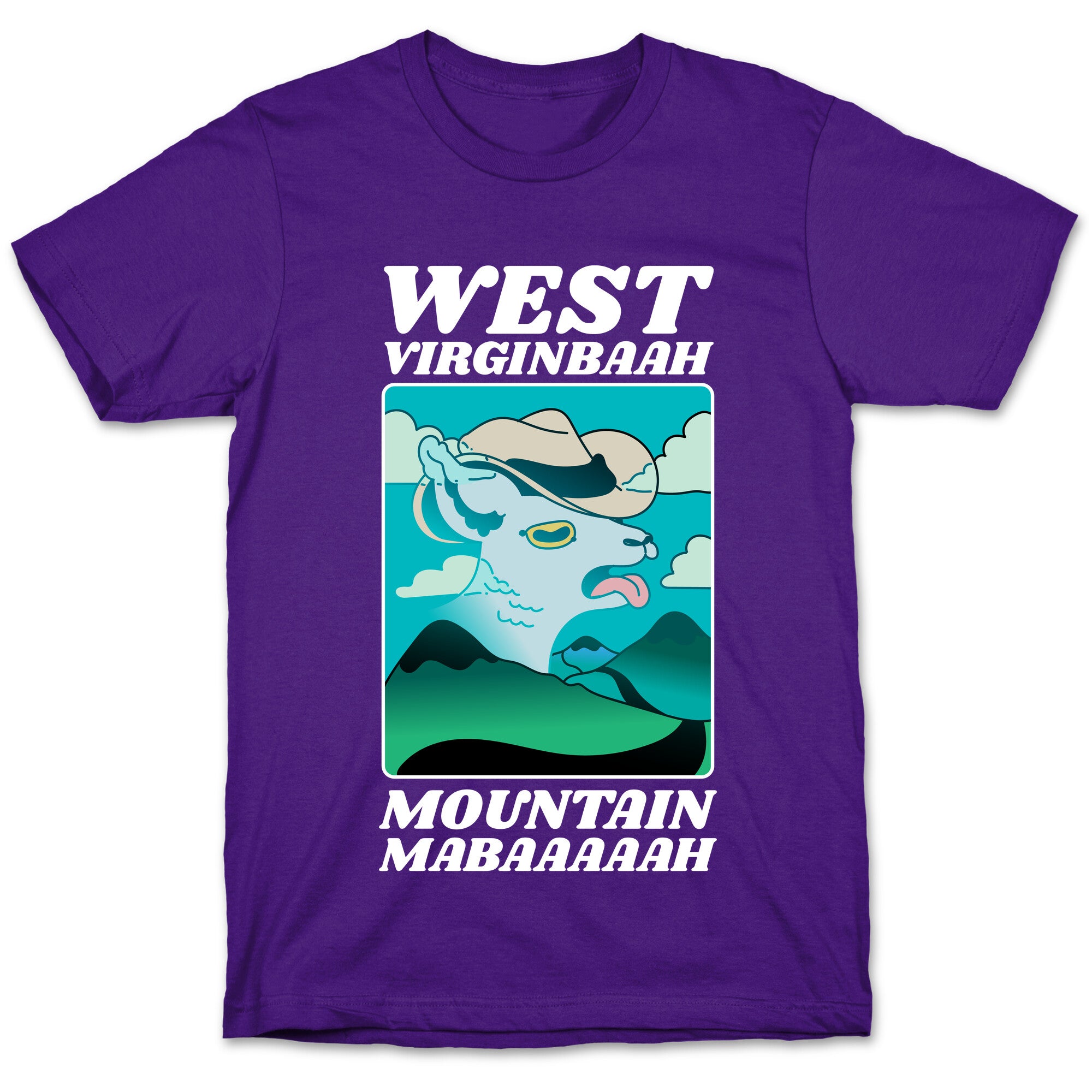 West Virginbaah, Mountain Mabaah (Country Roads Goat)  T-Shirt