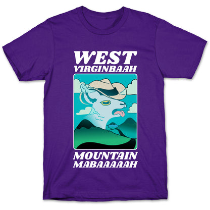 West Virginbaah, Mountain Mabaah (Country Roads Goat)  T-Shirt