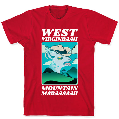 West Virginbaah, Mountain Mabaah (Country Roads Goat)  T-Shirt