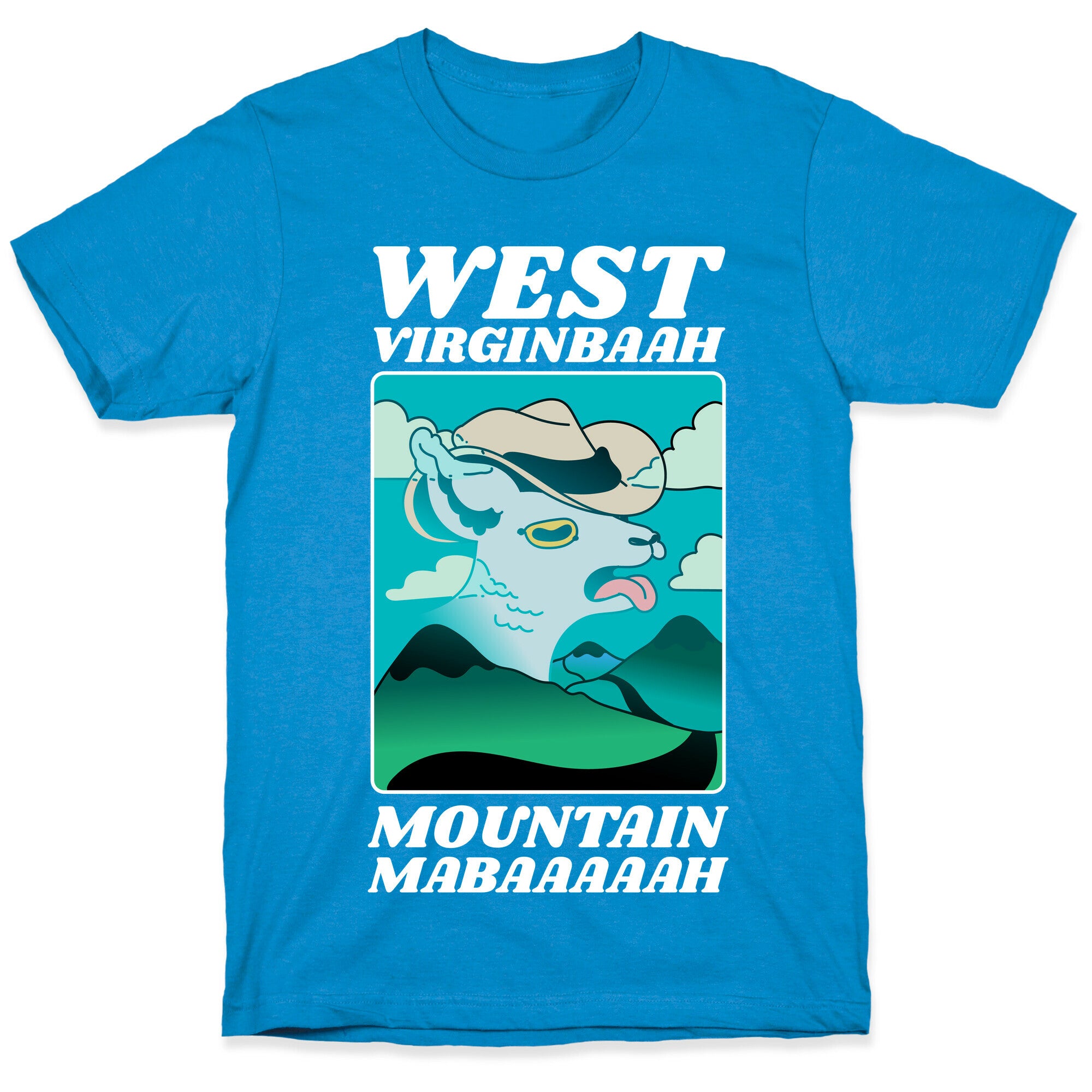 West Virginbaah, Mountain Mabaah (Country Roads Goat)  T-Shirt