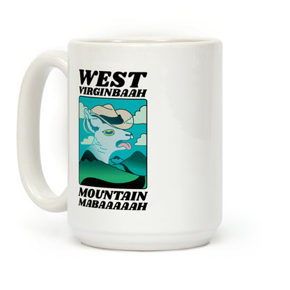 West Virginbaah, Mountain Mabaah (Country Roads Goat) Coffee Mug