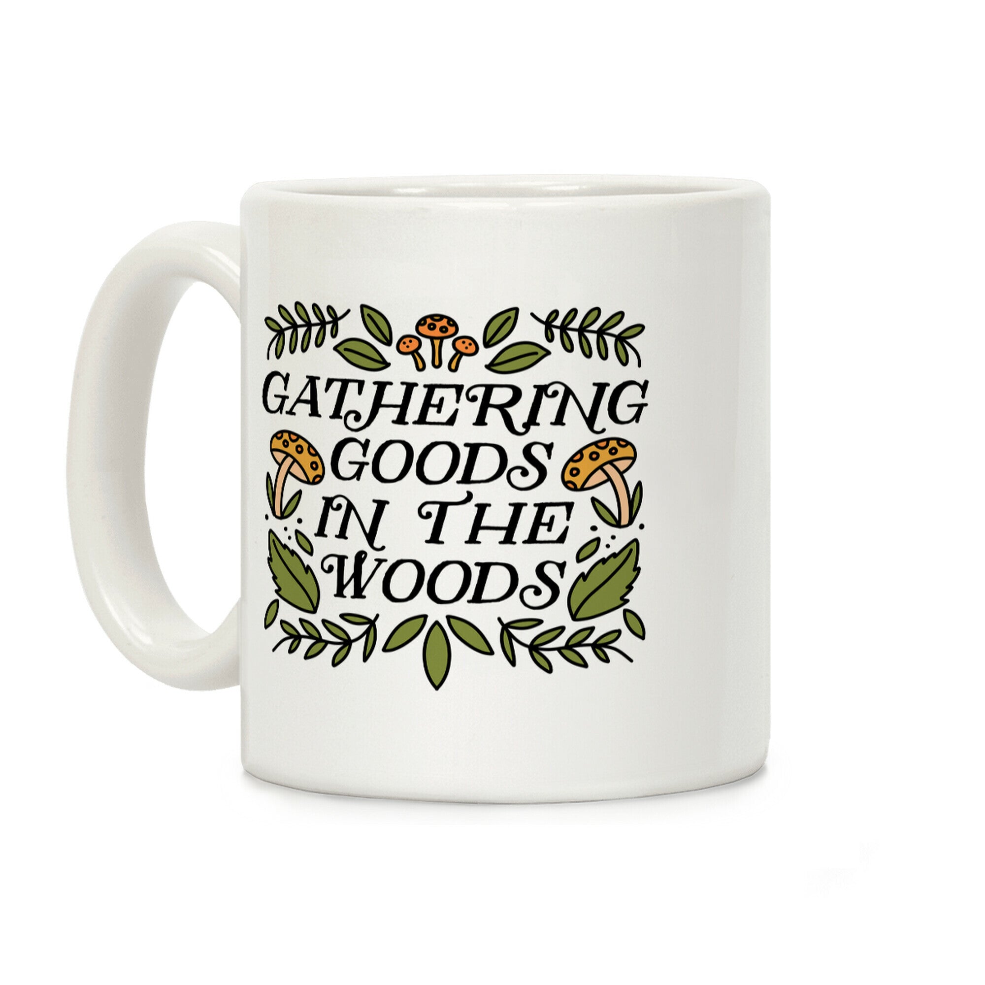 Gathering Goods In The Woods Coffee Mug