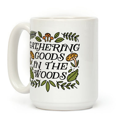Gathering Goods In The Woods Coffee Mug