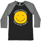 Doing My Little Tasks While The World Crumbles Baseball Tee