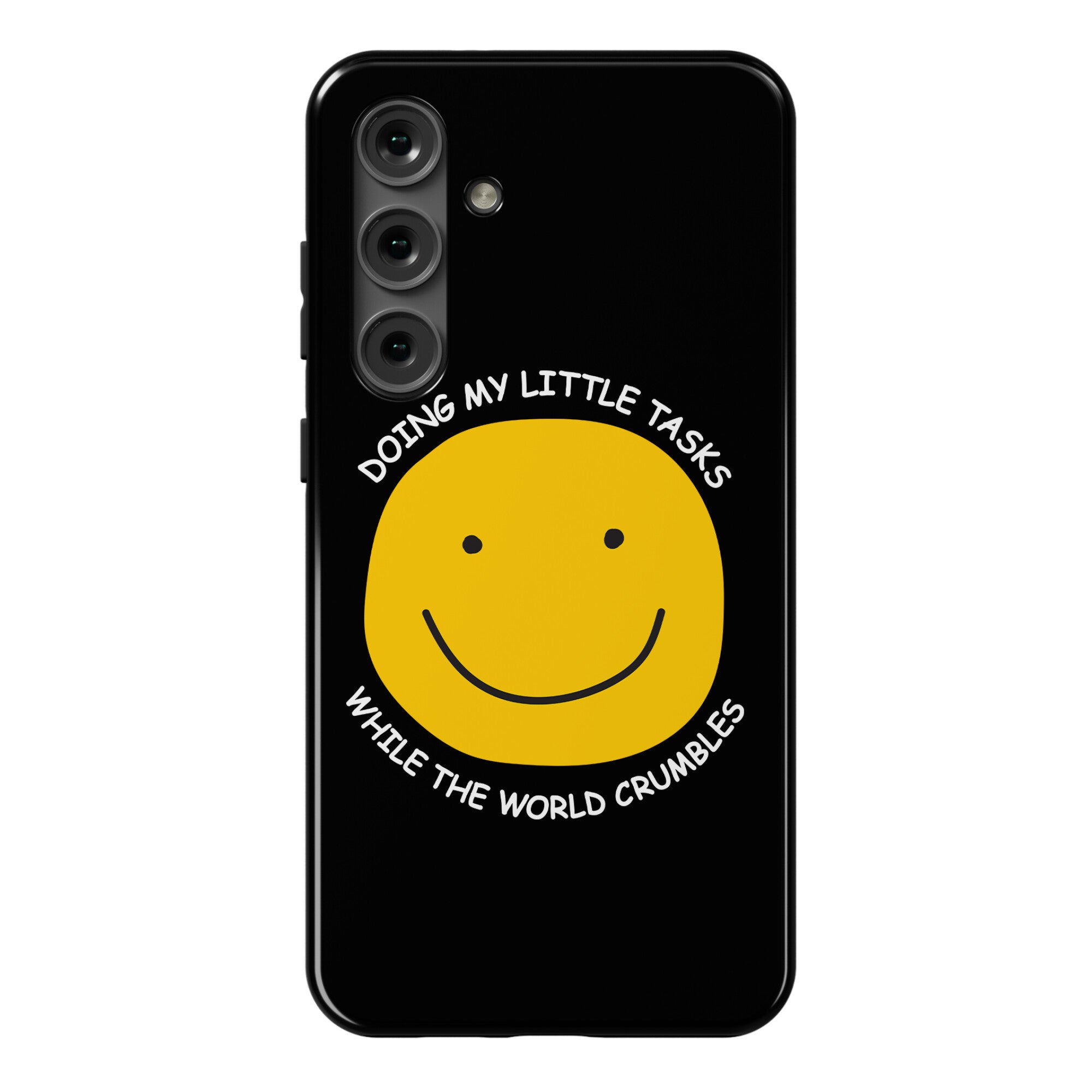 Doing My Little Tasks While The World Crumbles Phone Case