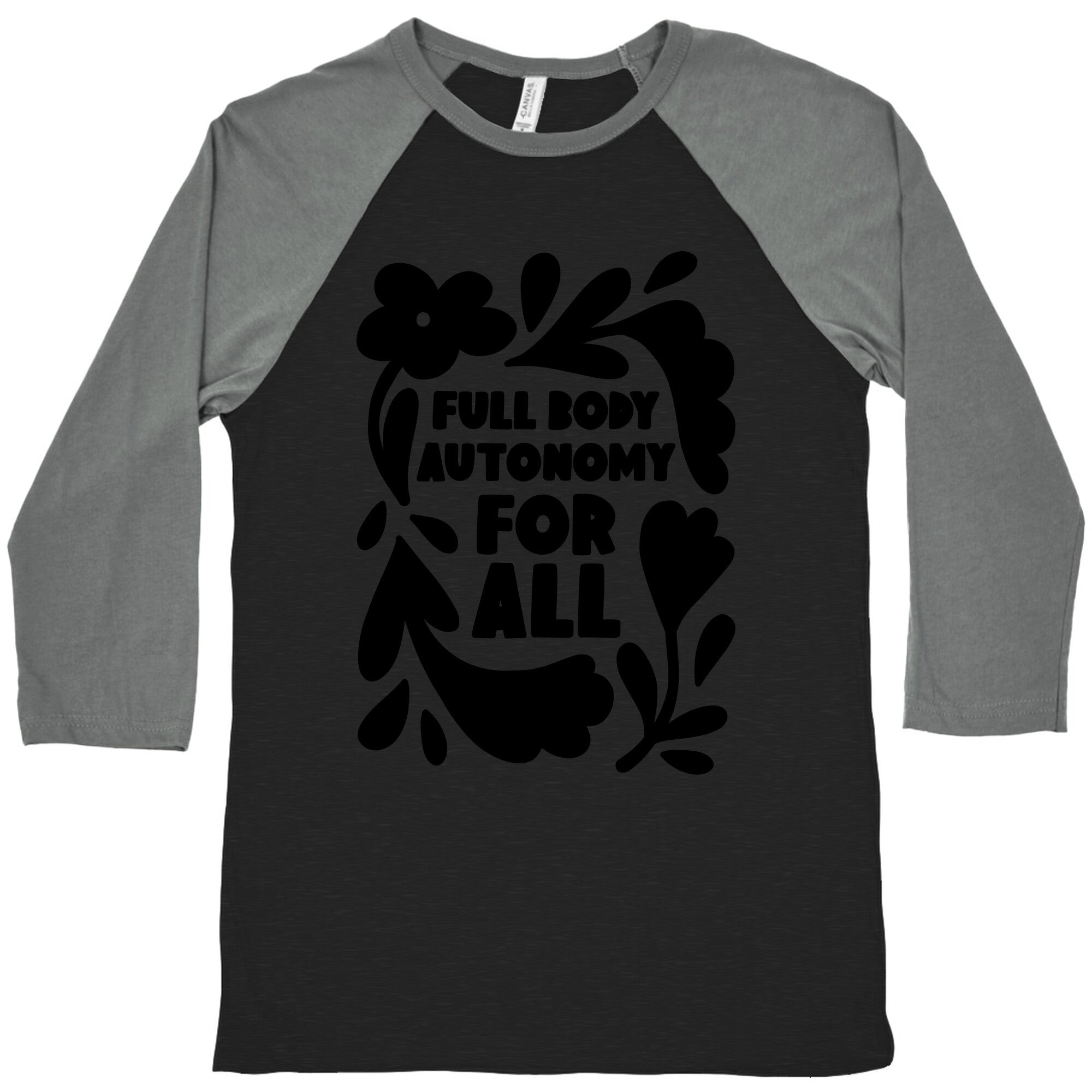 Full Body Autonomy For All Baseball Tee