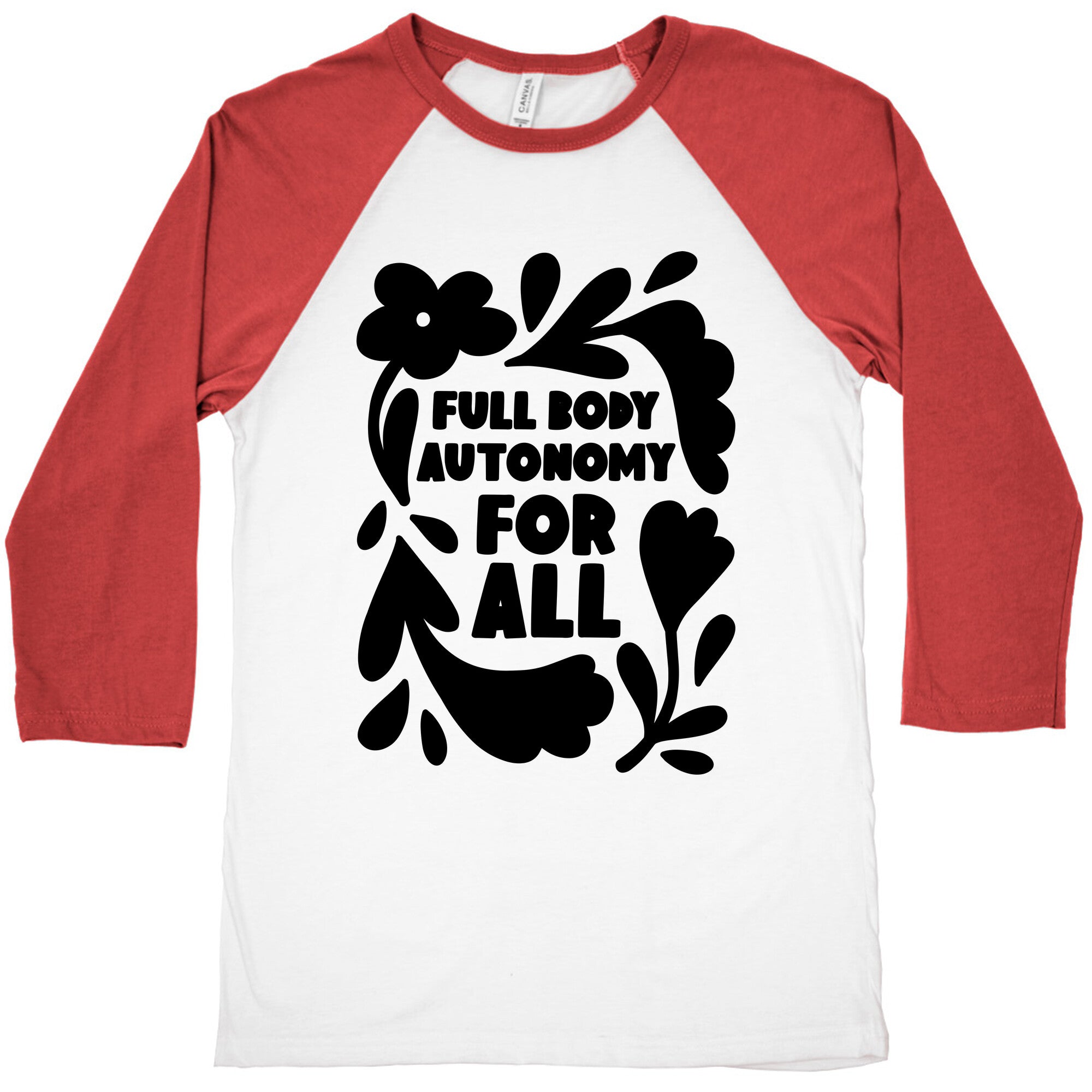 Full Body Autonomy For All Baseball Tee