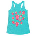 Strawberry Peens Pattern Racerback Tank
