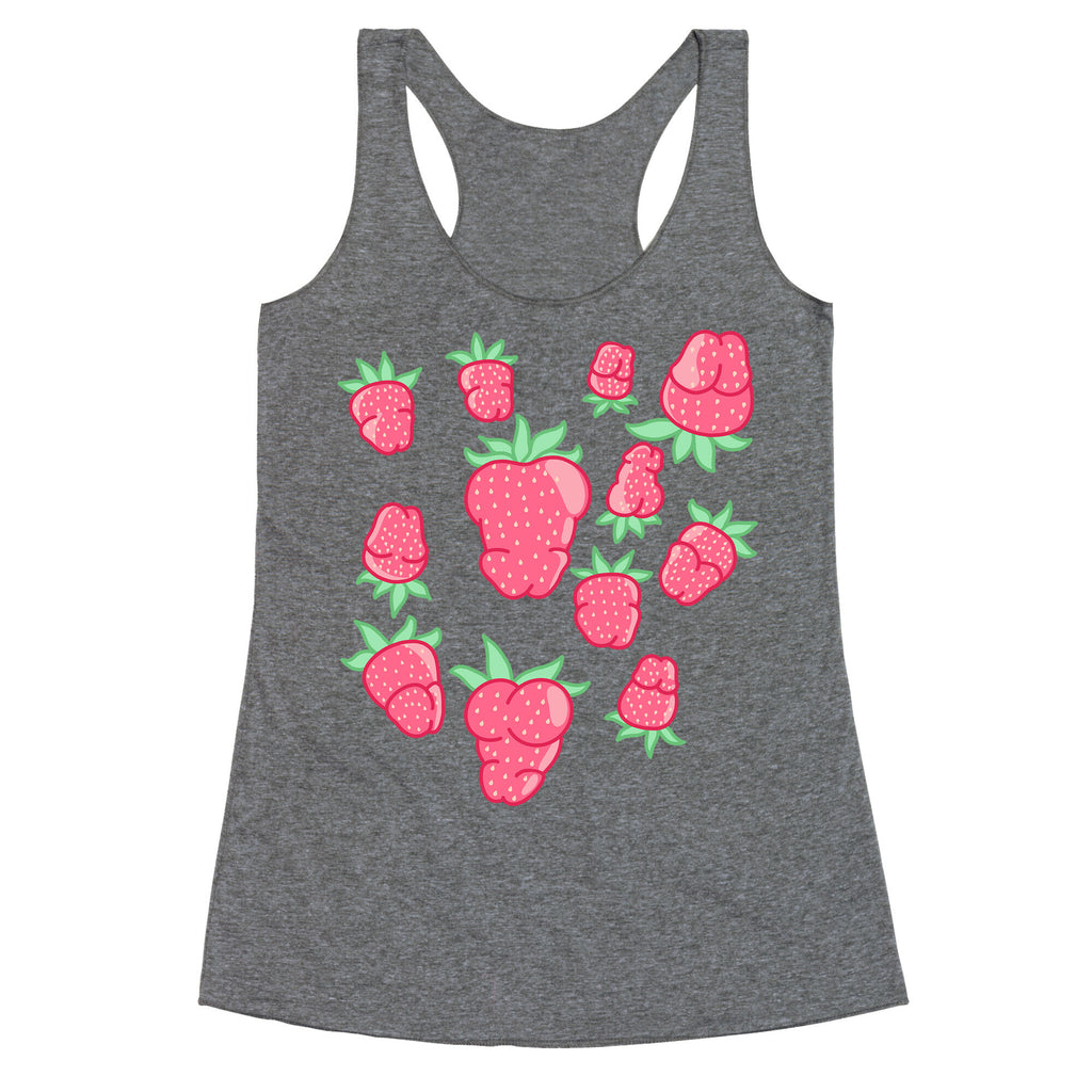Strawberry Peens Pattern Racerback Tank