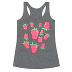 Strawberry Peens Pattern Racerback Tank