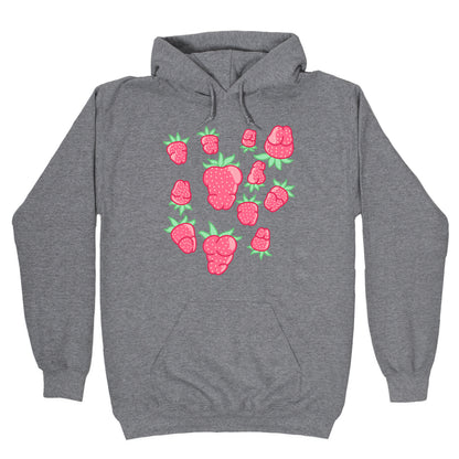 Strawberry Peens Pattern Hoodie