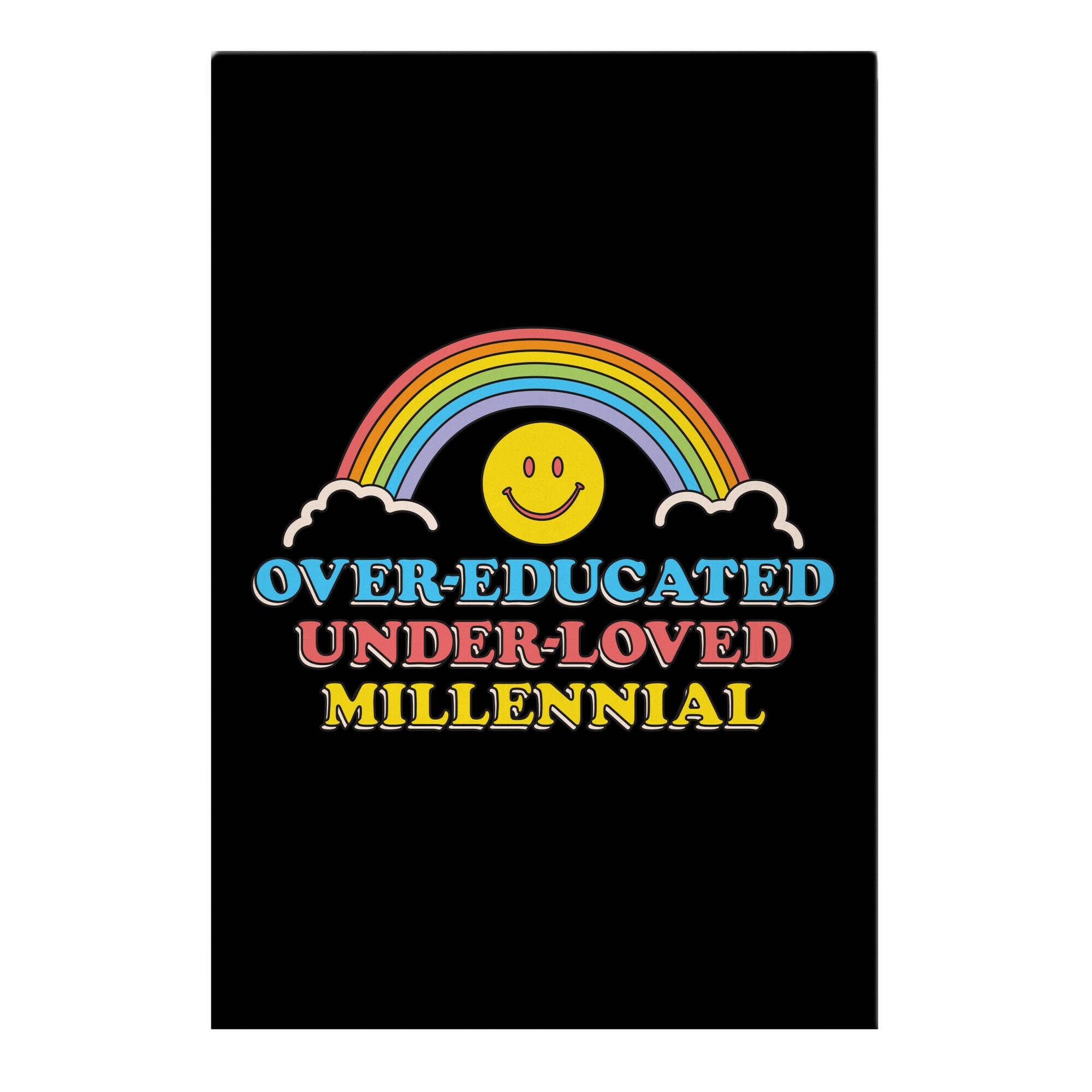 Over-educated Under-loved Millennial Garden Flag