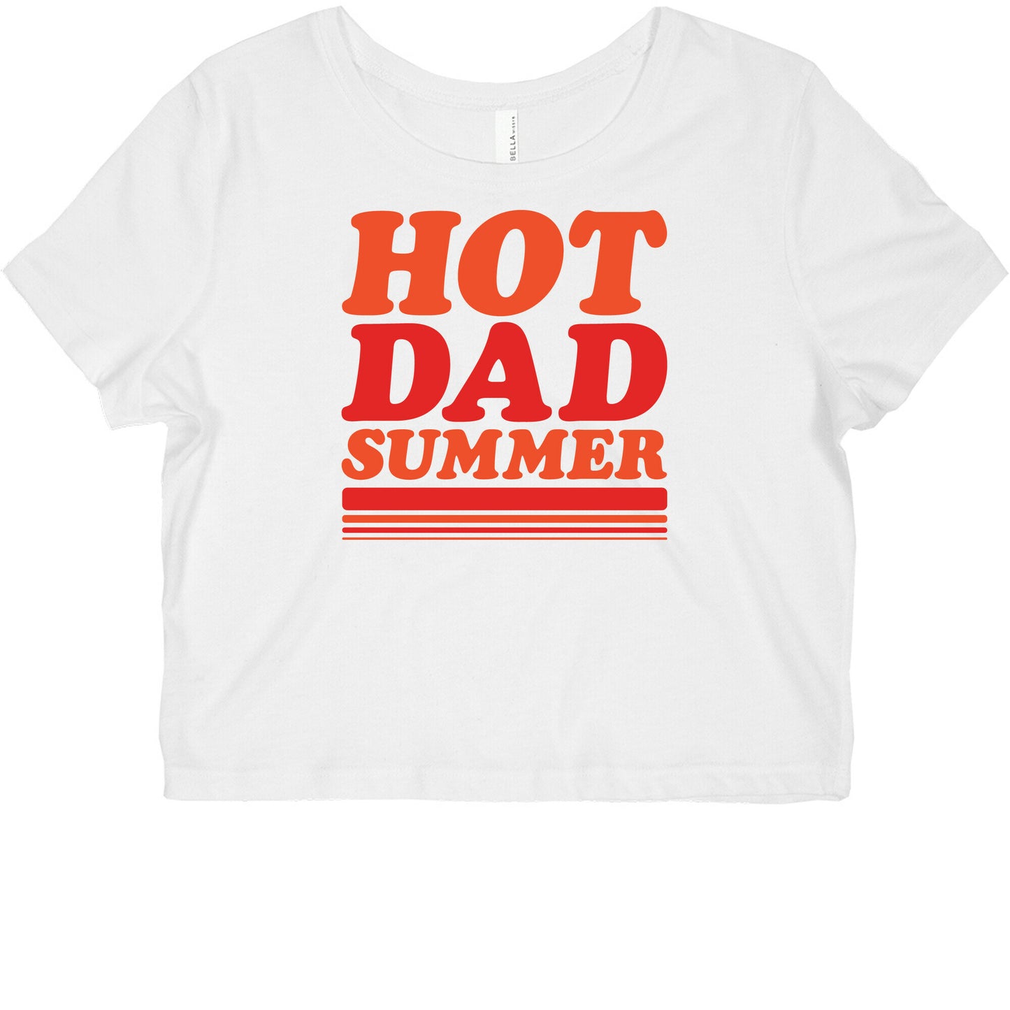 Hot Dad Summer Parody Graphic Baby Tee