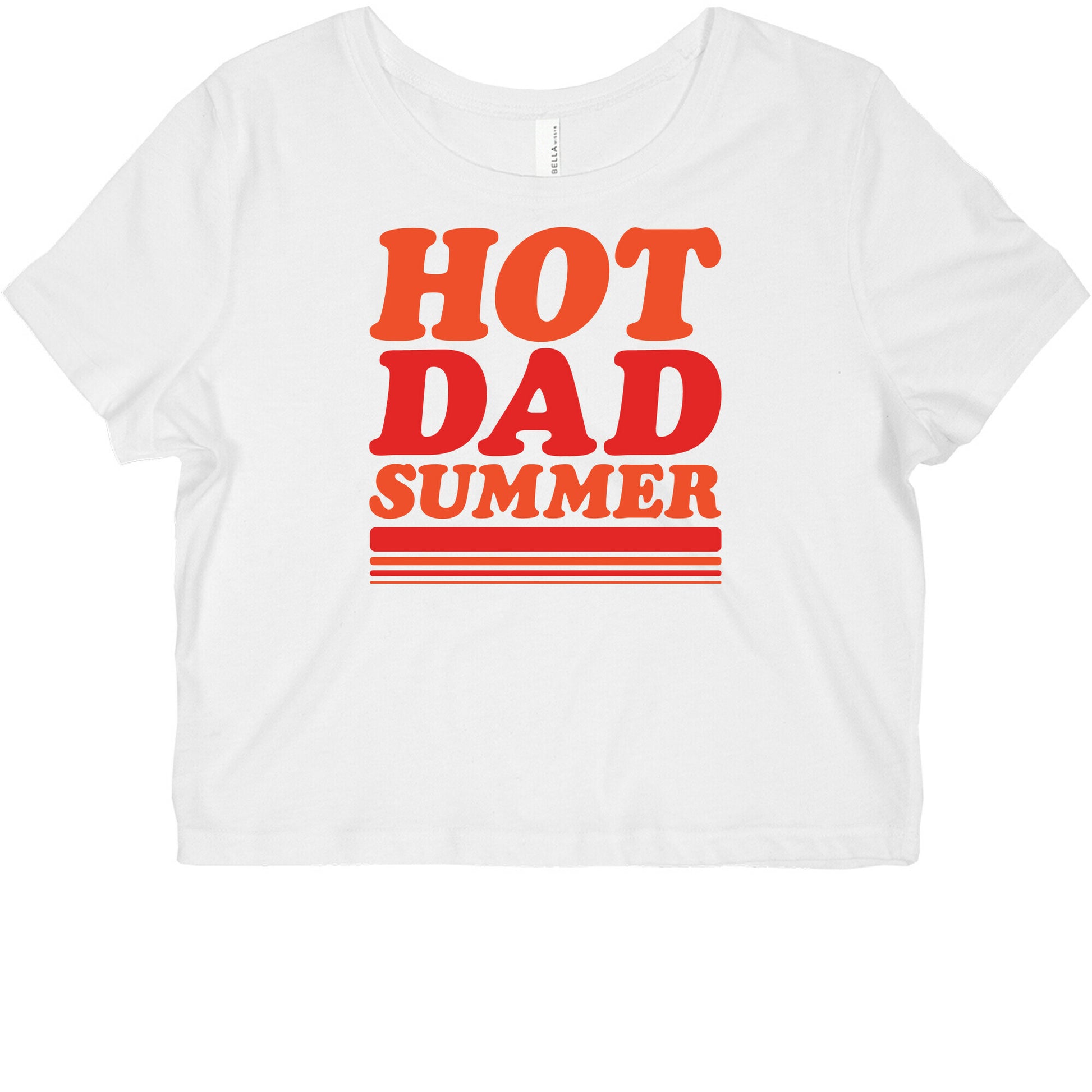 Hot Dad Summer Parody Graphic Baby Tee