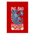 Big Bad Disaster Dad Godzilla Garden Flag