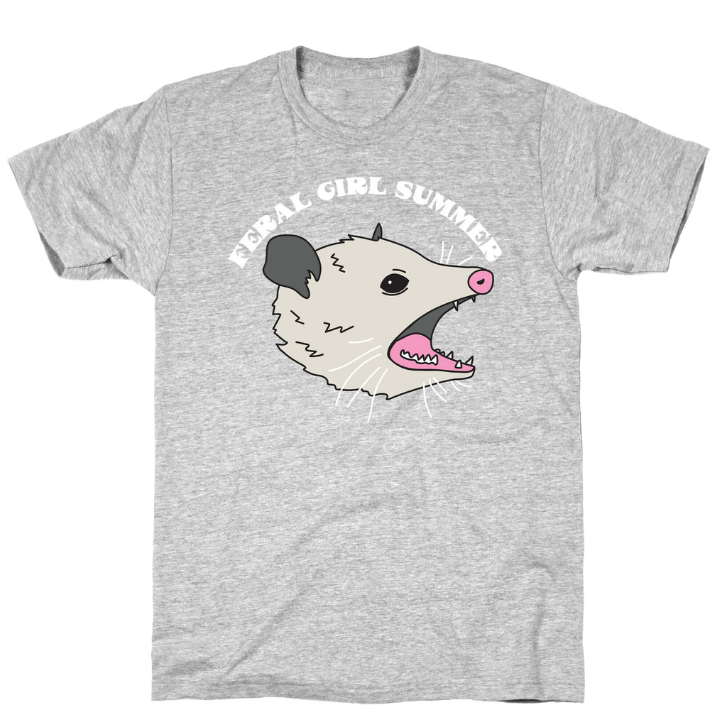 Feral Girl Summer Opossum T-Shirt