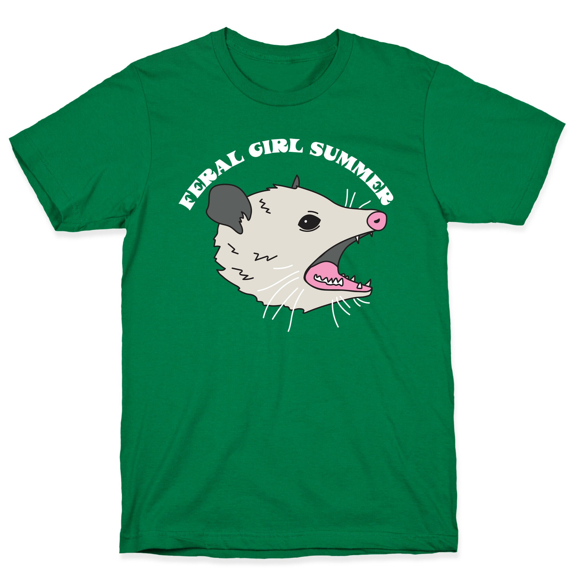 Feral Girl Summer Opossum T-Shirt
