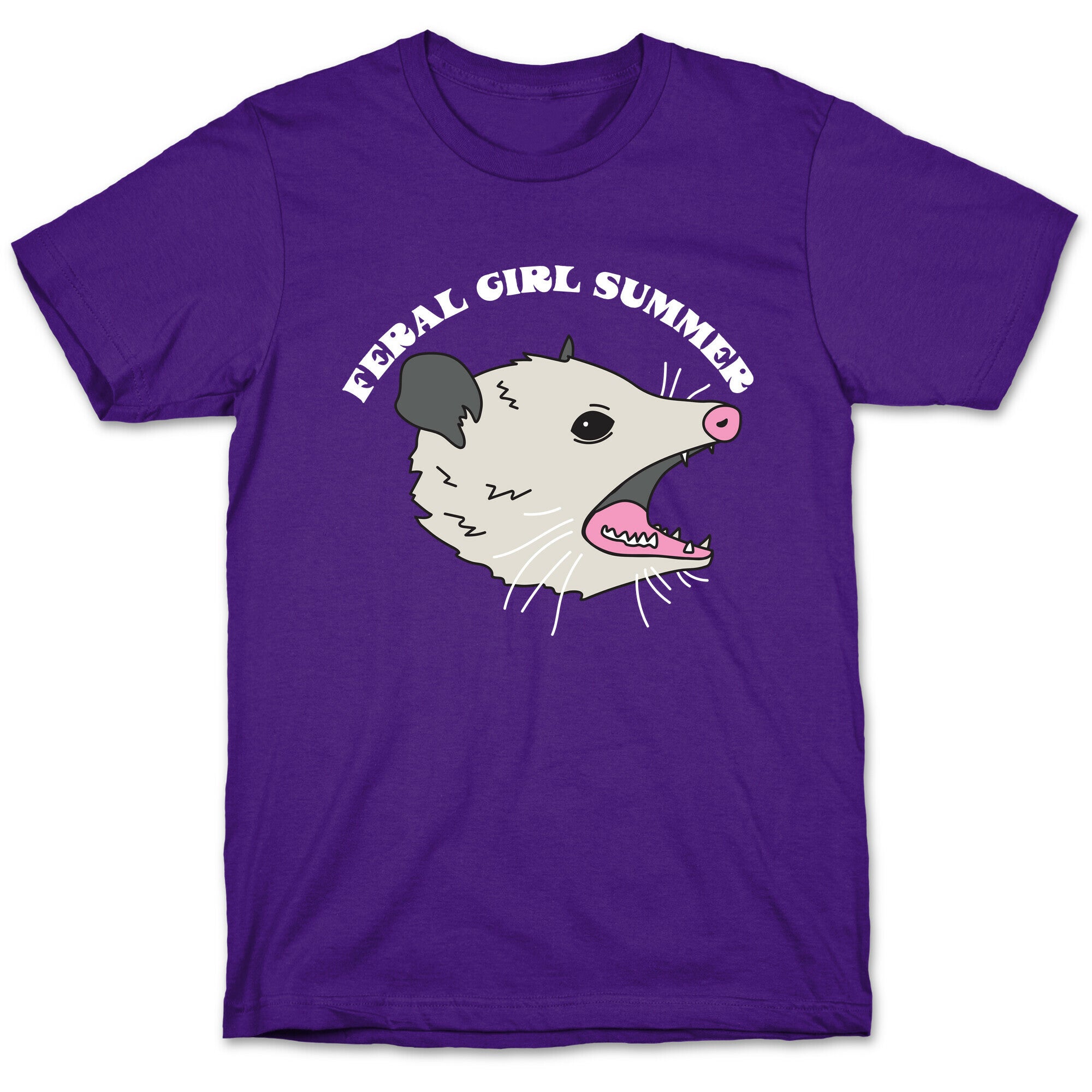 Feral Girl Summer Opossum T-Shirt