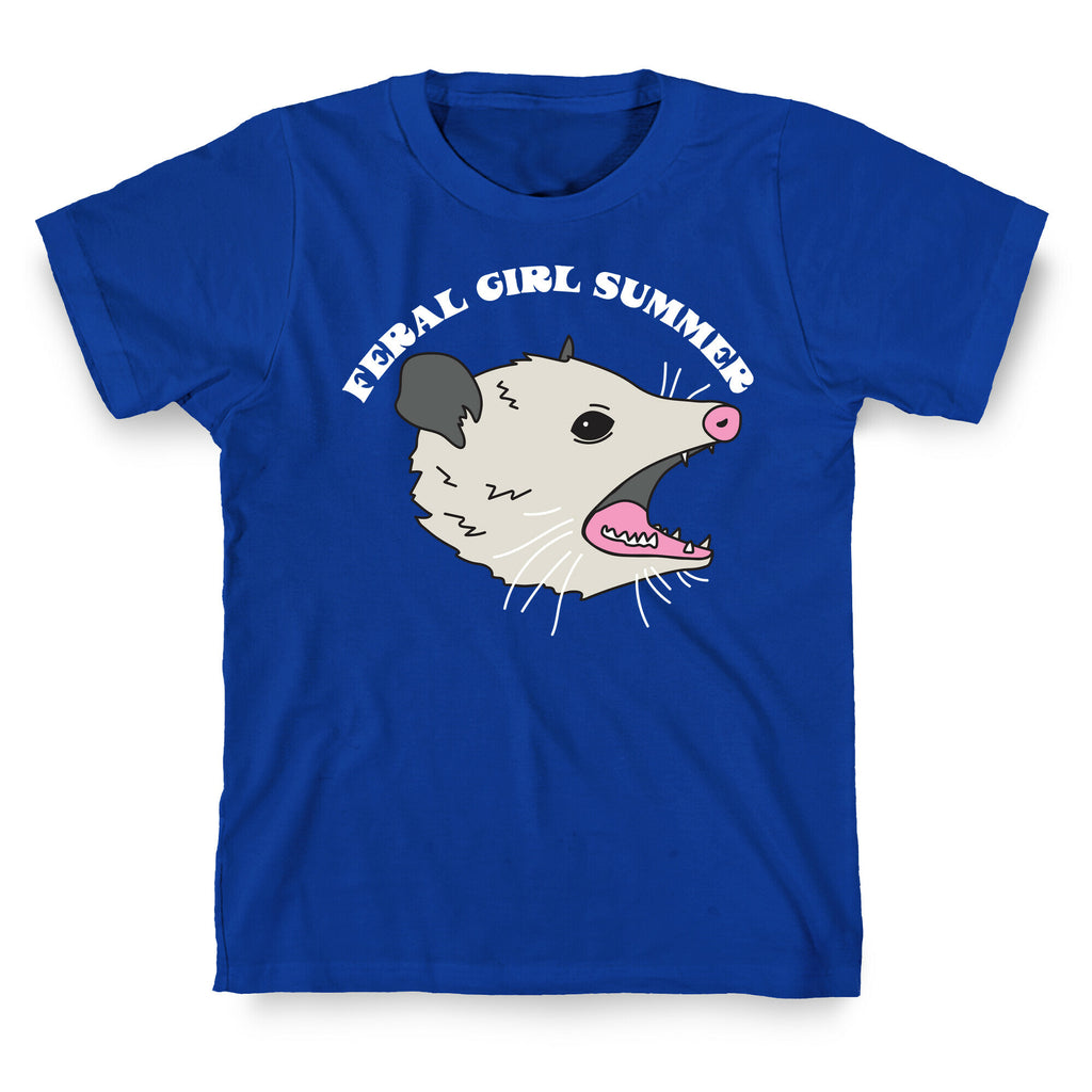 Feral Girl Summer Opossum T-Shirt