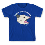 Feral Girl Summer Opossum T-Shirt
