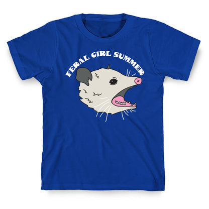 Feral Girl Summer Opossum T-Shirt