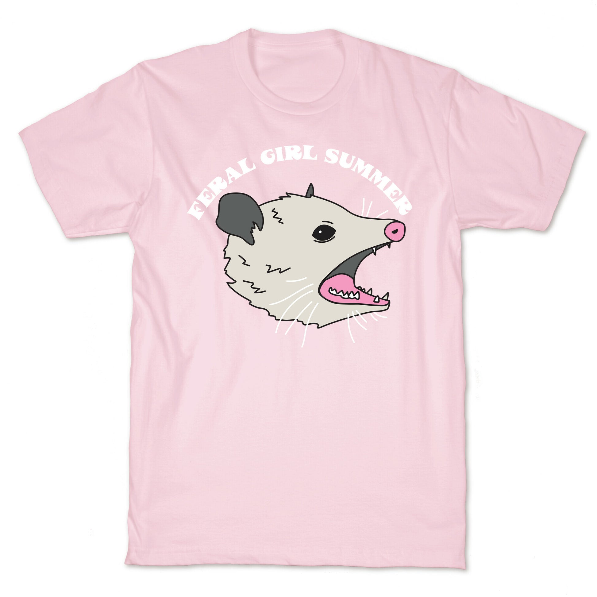 Feral Girl Summer Opossum T-Shirt