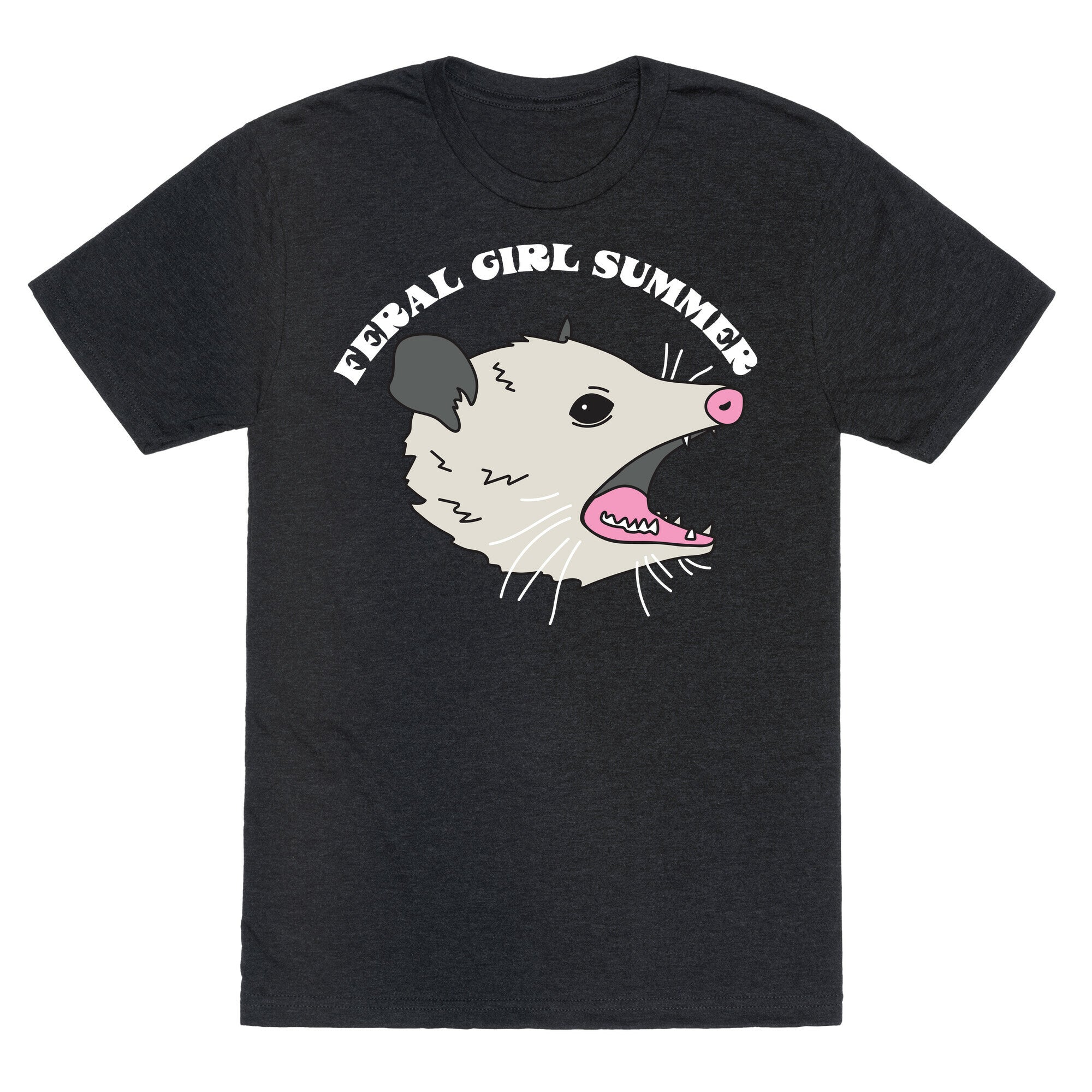 Feral Girl Summer Opossum Unisex Triblend Tee