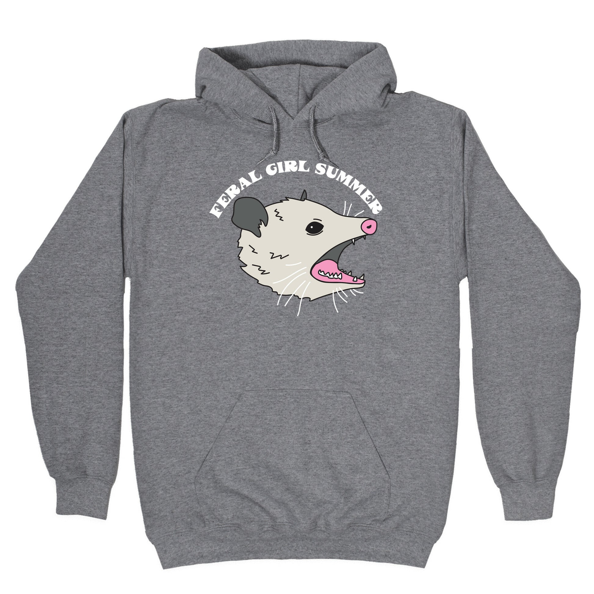 Feral Girl Summer Opossum Hoodie