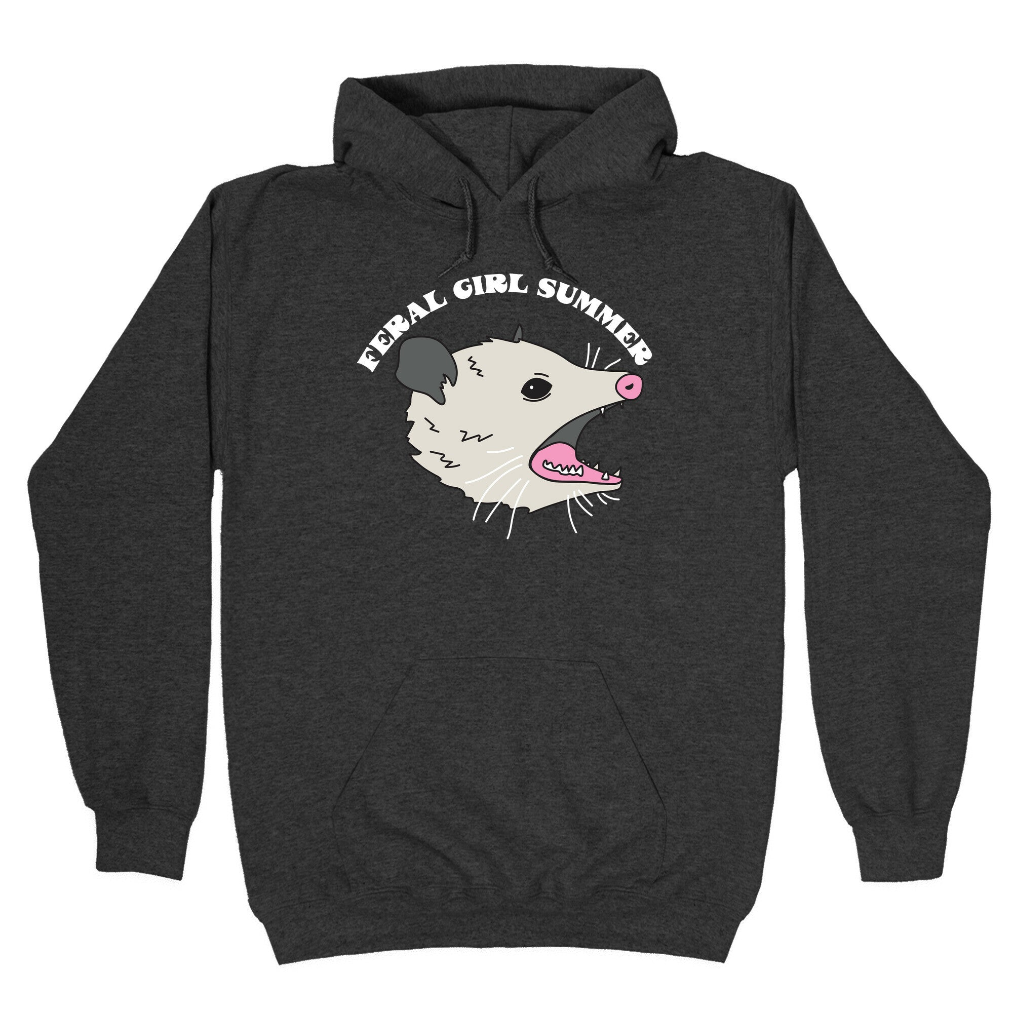 Feral Girl Summer Opossum Hoodie