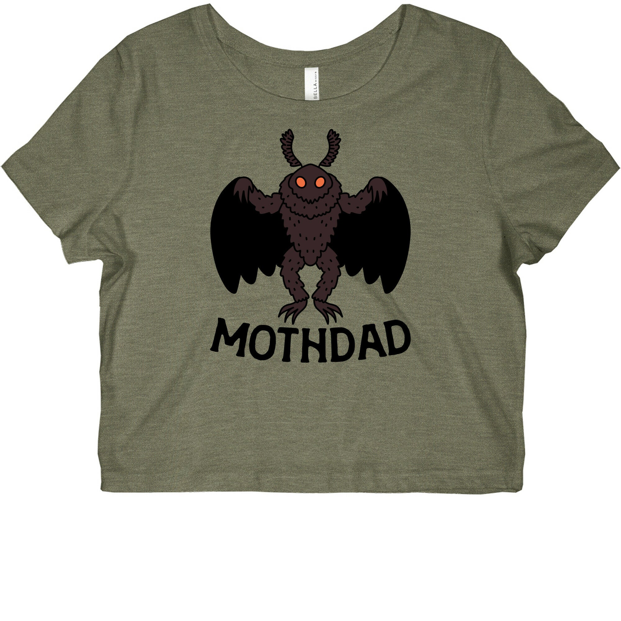 Mothdad Mothman Dad Graphic Baby Tee