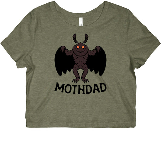 Mothdad Mothman Dad Graphic Baby Tee