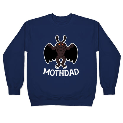 Mothdad Mothman Dad Crewneck Sweatshirt