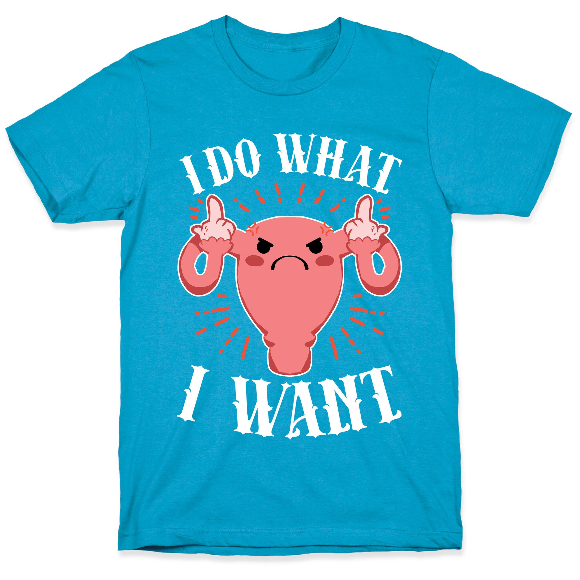 I Do What I Want Uterus Unisex Triblend Tee