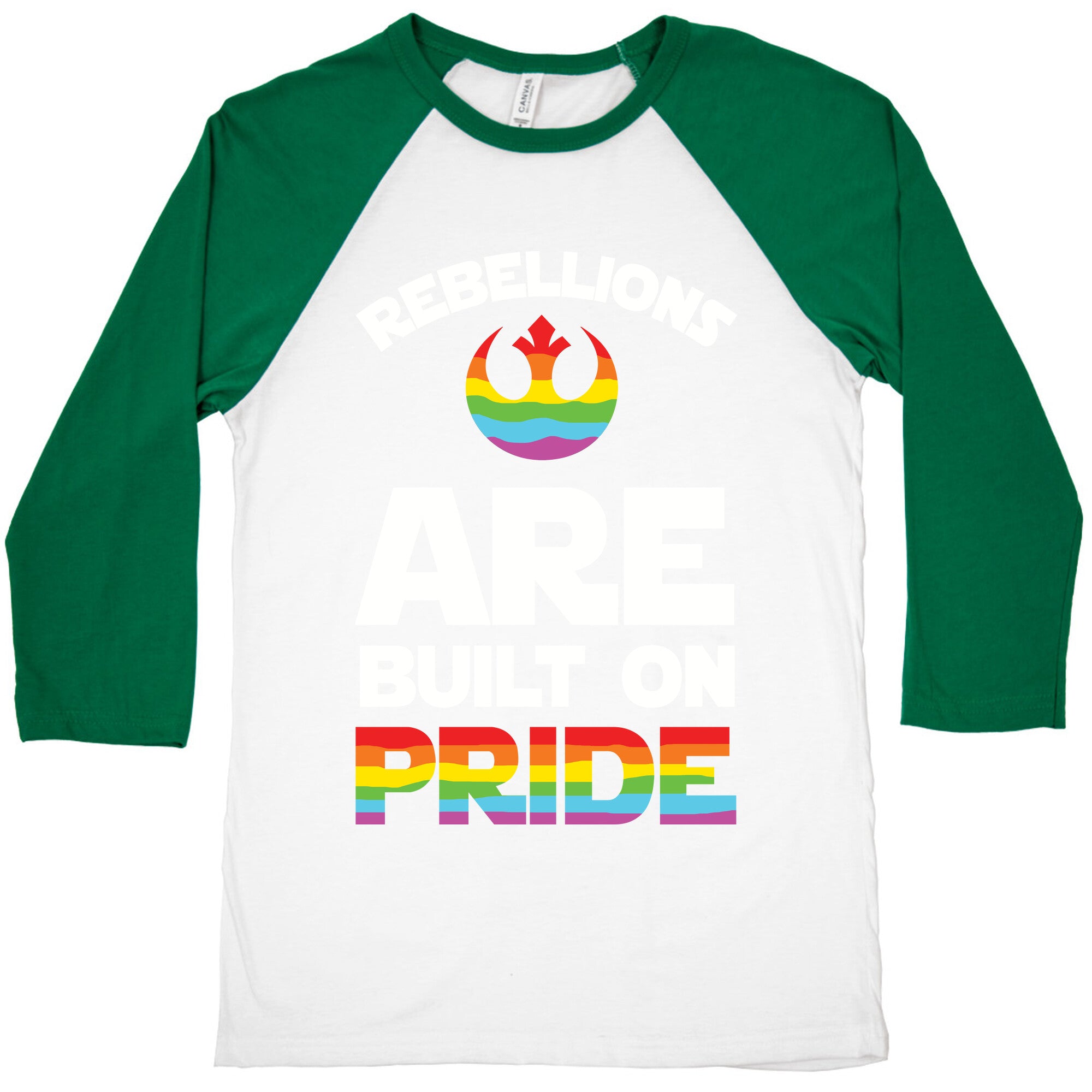 Rebellions Are Built On Pride Baseball Tee