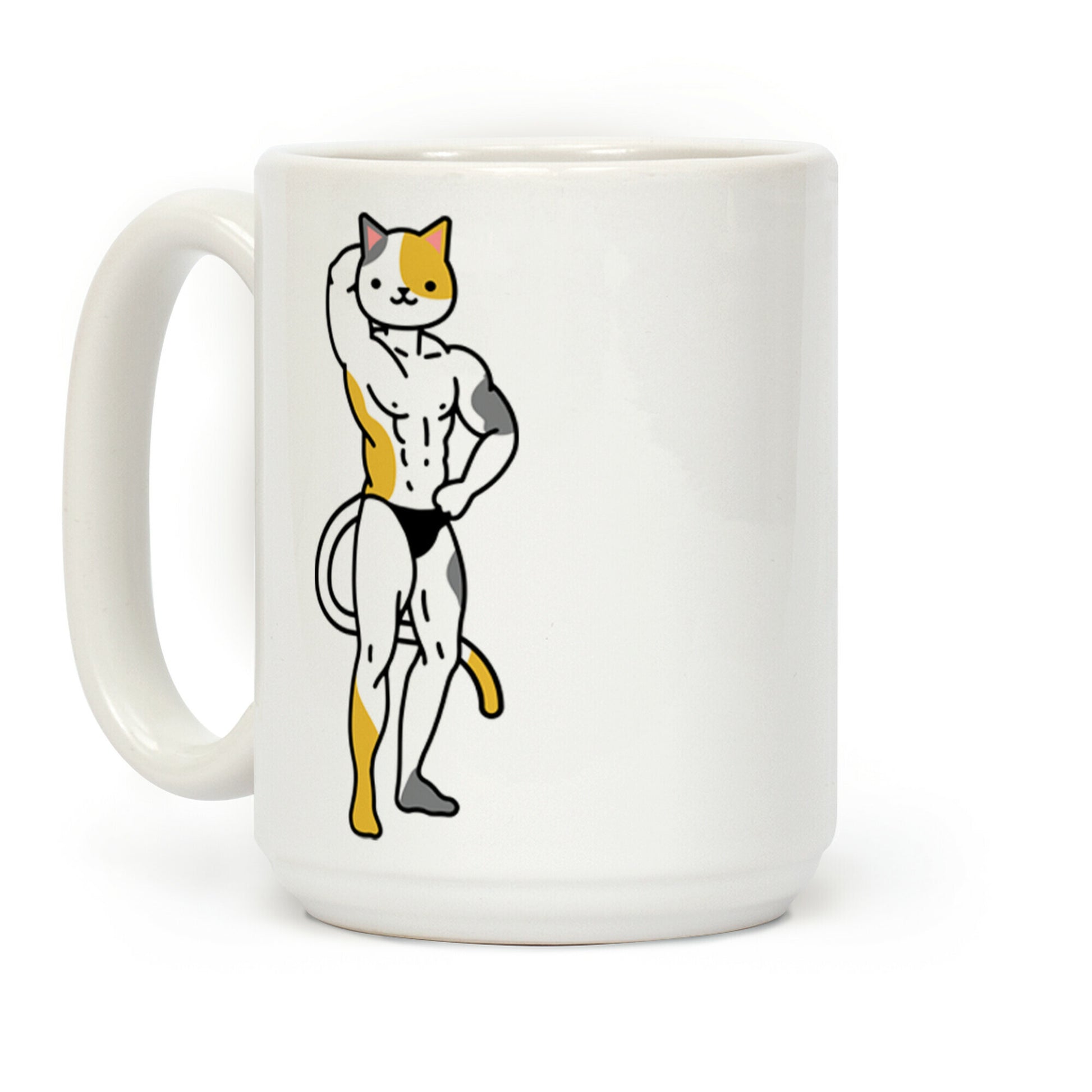 Buff Cat Calico Coffee Mug