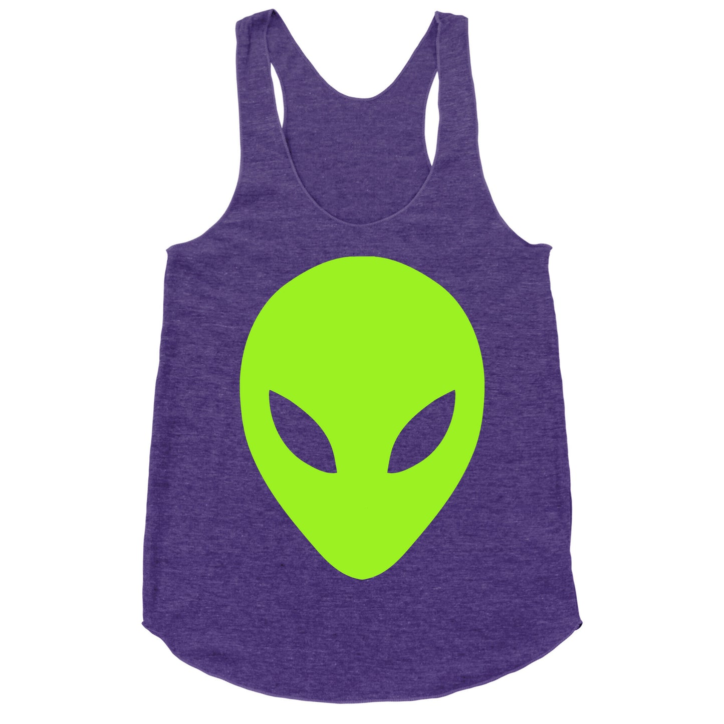 Alien Head Racerback Tank