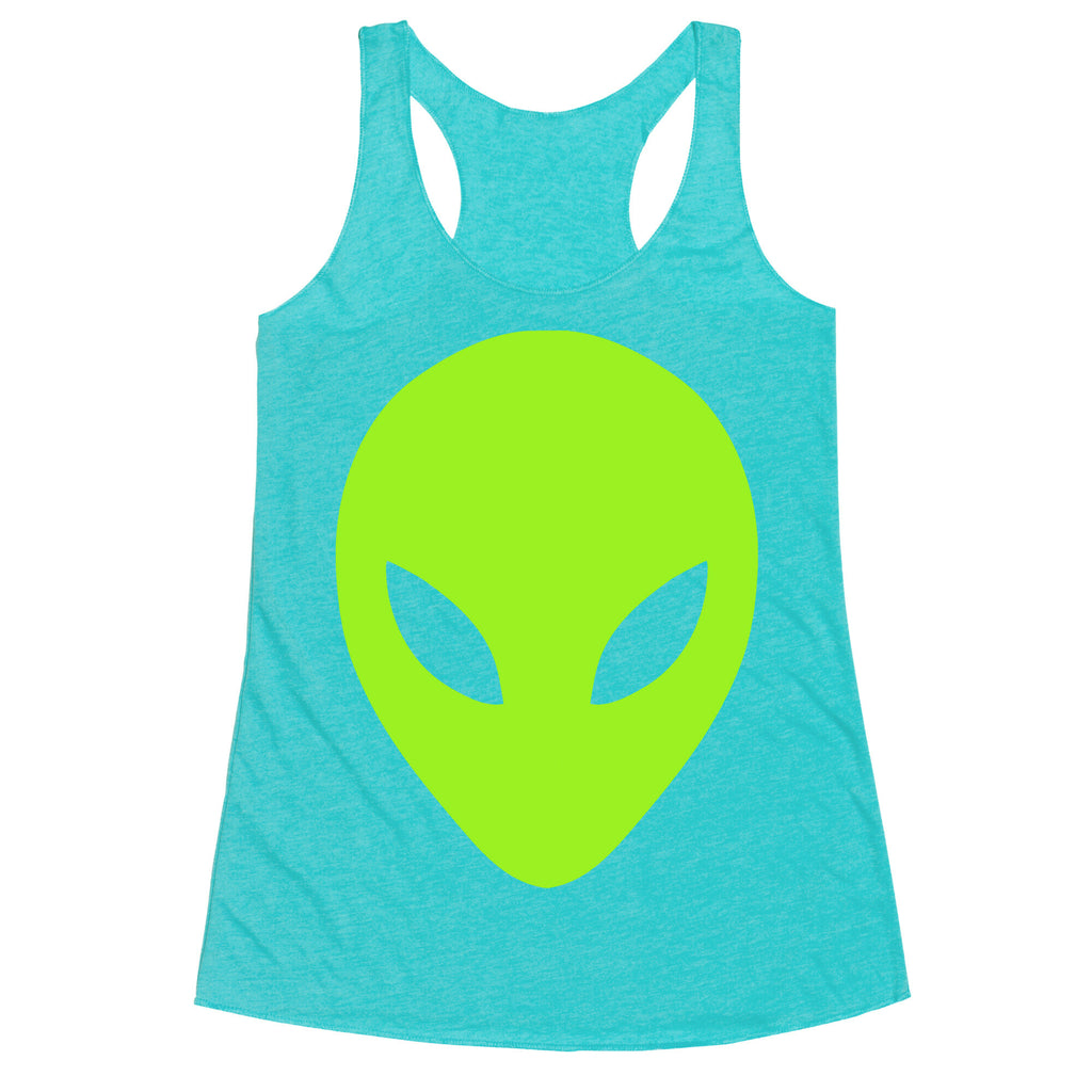 Alien Head Racerback Tank