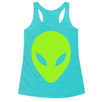 Alien Head Racerback Tank